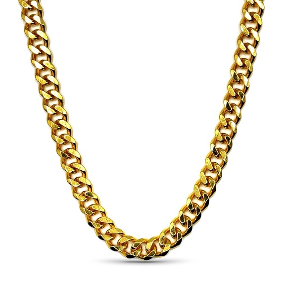 Cuban Link Chain Necklace (Gold) 9MM | Arthur Alan Jewelry - Picture 6 of 6